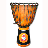 Djembe Drum Standard, Handcrafted From One Piece Of Mahogany Wood With Alpine String
