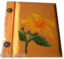 Photo Album, Handmade From Carton Decorated With Modern Painting