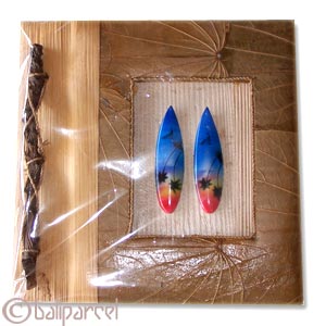 Photo Album, Handmade From Carton Decorated With Cinnamon Stick, Natural Leaves And Airbrushed.