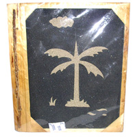 Photo Album, Handmade From Carton Decorated With Cinnamon Stick, Banana Bark Fibre And Send