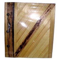 Photo Album, Handmade From Carton Decorated With Banana Bark Fibre