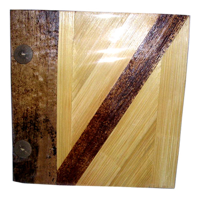 Photo Album, Handmade From Carton Decorated With Banana Bark Fibre