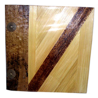 Photo Album, Handmade From Carton Decorated With Banana Bark Fibre