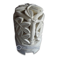Limestone Lamp Carving