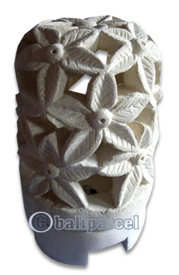 Limestone Lamp Carving