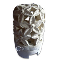 Limestone Lamp Carving
