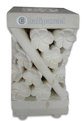 Limestone Lamp Carving