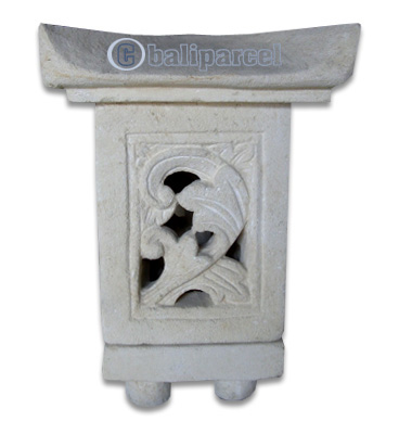 Limestone Lamp Carving