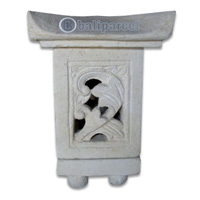 Limestone Lamp Carving