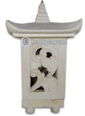 Limestone Lamp Carving
