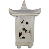 Limestone Lamp Carving