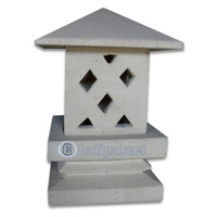 Limestone Lamp Carving