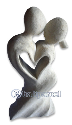 Limestone Abstract Carving
