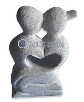 Limestone Abstract Carving