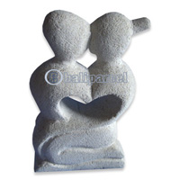 Limestone Abstract Carving