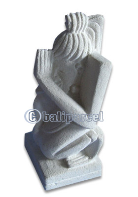 Limestone Abstract Carving