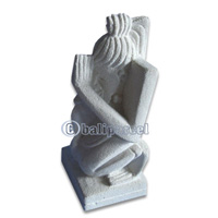 Limestone Abstract Carving