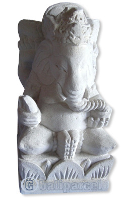 Limestone Ganesha Carving