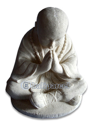 Sand Monk Carving