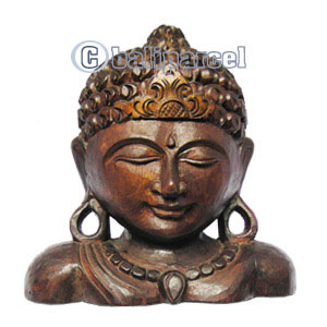 Buddha Antique, Handmade From Albesia Wood