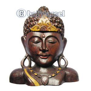 Buddha Antique, Handmade From Albesia Wood