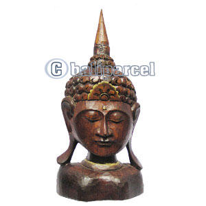 Buddha Antique, Handmade From Albesia Wood
