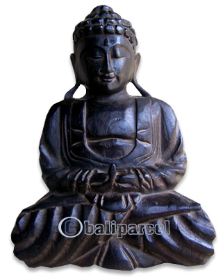 Buddha Antique, Handmade From Albesia Wood