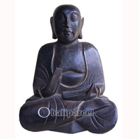 Buddha Antique, Handmade From Albesia Wood