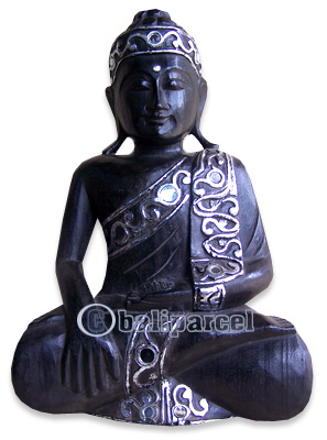 Buddha Antique, Handmade From Albesia Wood