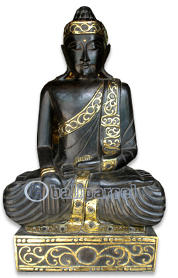 Buddha Antique, Handmade From Albesia Wood