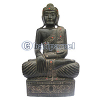 Buddha Antique, Handmade From Albesia Wood