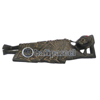 Buddha Antique, Handmade From Albesia Wood