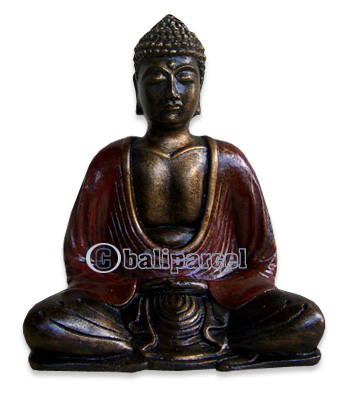 Buddha Meditating Statue, Handmade From Fiberglass