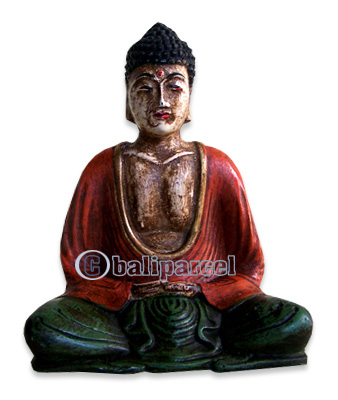 Buddha Meditating Statue, Handmade From Fiberglass