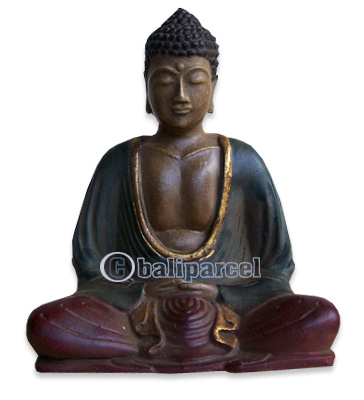 Buddha Meditating Statue, Handmade From Fiberglass