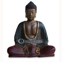 Buddha Meditating Statue, Handmade From Fiberglass