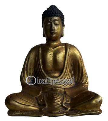 Buddha Meditating Statue, Handmade From Fiberglass
