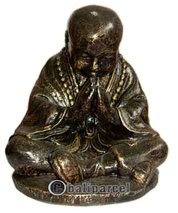 Buddha Meditating Statue, Handmade From Fiberglass