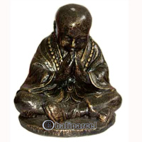 Buddha Meditating Statue, Handmade From Fiberglass