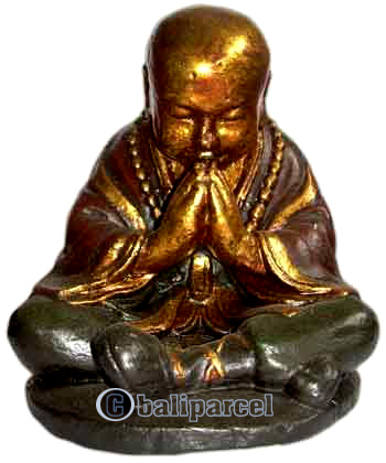 Buddha Meditating Statue, Handmade From Fiberglass