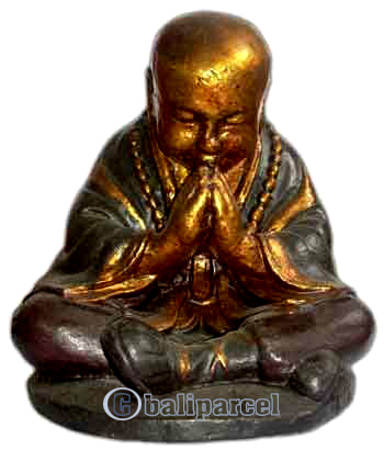 Buddha Meditating Statue, Handmade From Fiberglass