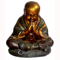 Buddha Meditating Statue, Handmade From Fiberglass