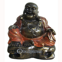 Happy Buddha, Handmade From Fiberglass