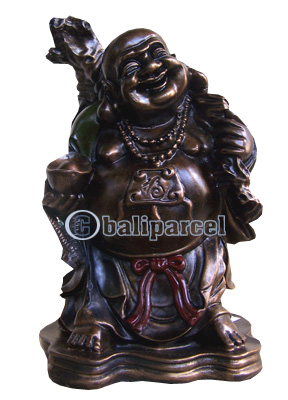 Happy Buddha, Handmade From Fiberglass