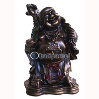 Happy Buddha, Handmade From Fiberglass
