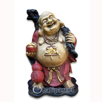 Happy Buddha, Handmade From Fiberglass