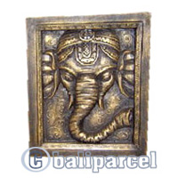 Ganesha Wallhanging, Handmade From Albesia Wood.