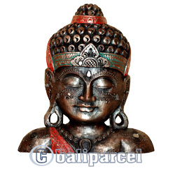 Buddha Antique, Handmade From Albesia Wood