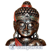 Buddha Antique, Handmade From Albesia Wood