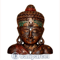 Buddha Antique, Handmade From Albesia Wood
